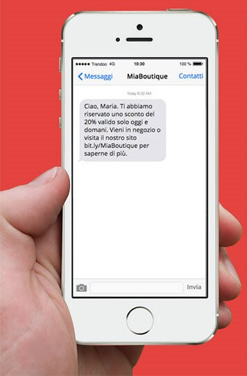 anatomia di un SMS promozionale perfetto