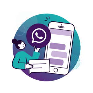 WhatsApp buona pasqua ai clienti